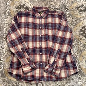 Portuguese Flannel Plaid Button-Down Shirt